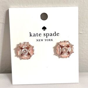 Kate Spade Flying Colors Earrings in blush  NWT
